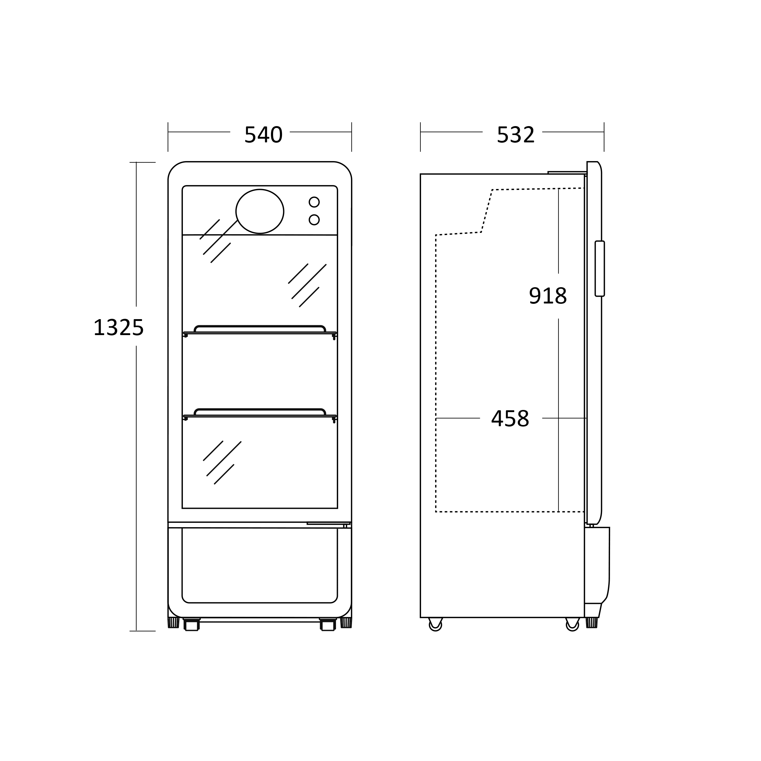 Üvegajtós hűtő-DC200BD 2 Üvegajtós hűtő-DC200BD - Image 2